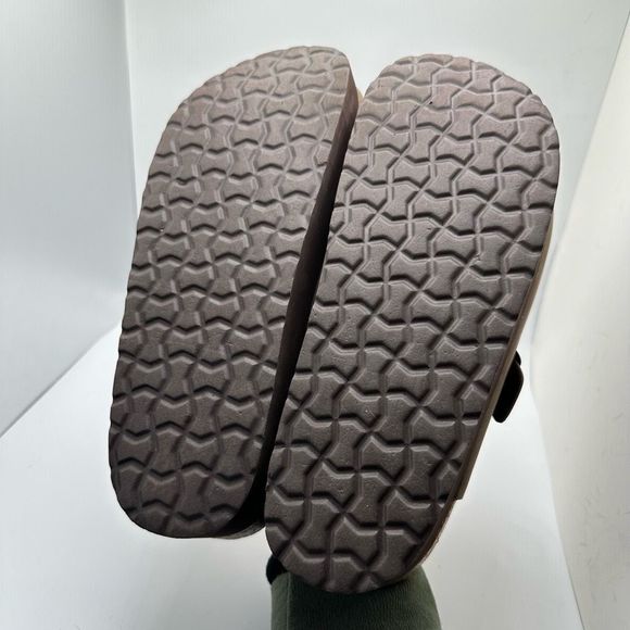 CUSHIONAIRE Women's Cork Footbed Platform Clog 7.5 BROWN - Picture 5 of 7